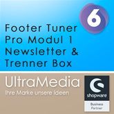 Footer Tuner Pro Modul 1 | Newsletter & Trenner Box